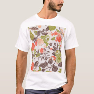 Autumn fruit decorative tile design. T-Shirt