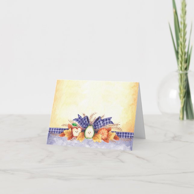 Autumn Fruits - Note Card (Front)