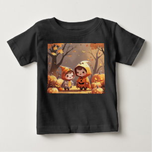 Autumn fun with a friend baby T-Shirt