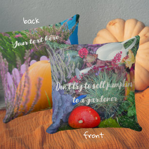 Autumn garden cushion
