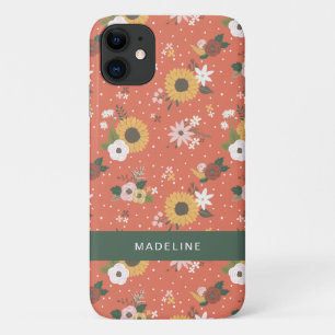 Autumn Garden Pattern Case-Mate iPhone Case