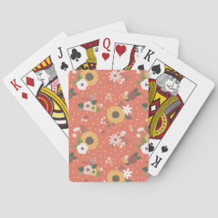 Autumn Garden Pattern Playing Cards