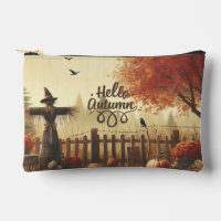 Autumn garden & scarecrow