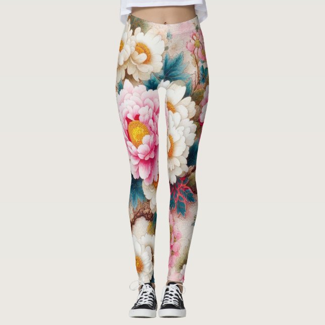 Autumn Gardens  Leggings (Front)