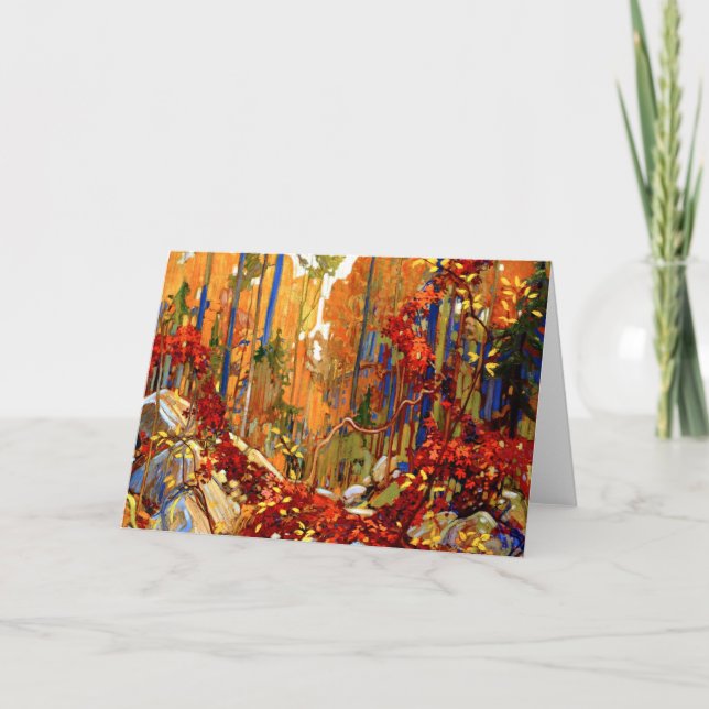 Autumn Garland fine art painting Card (Front)