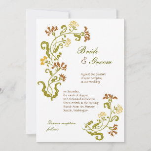 Autumn Garland Invitation