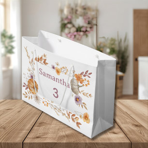 Autumn Gift Bag, Fall Birthday Present Bag for Kid