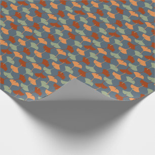 Autumn Ginkgo Leaf Pattern Wrapping Paper
