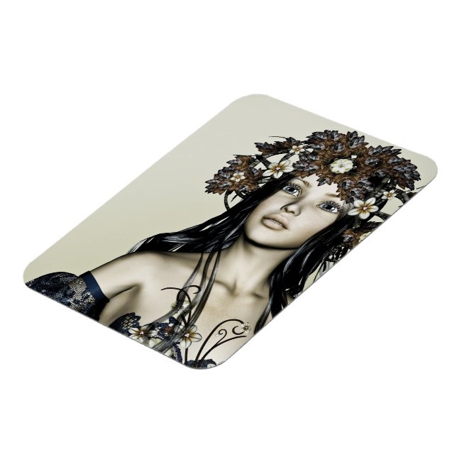 Autumn Girl Magnet (Left Side)