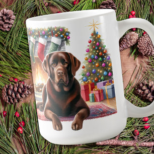 Autumn Glow - Black Lab Coffee Mug