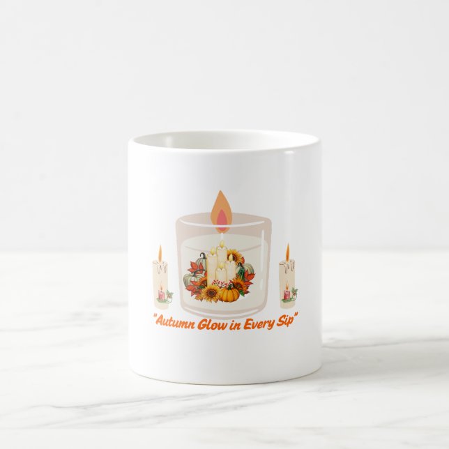 “Autumn Glow in Every Sip – Cosy Fall Coffee Mug” Mug (Center)