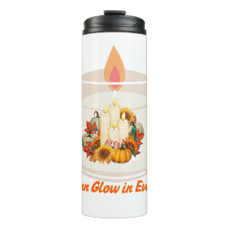 “Autumn Glow in Every Sip Thermal Tumbler