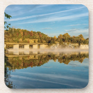Autumn Glow Lake Springfield Coaster
