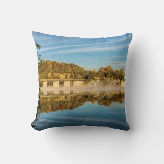 Autumn Glow Lake Springfield Cushion (Front)