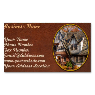 Autumn - Gnome home Magnetic Business Card