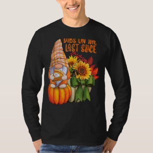 Autumn Gnome Loves Pumpkin Pie Dessert and Fall Fo T-Shirt