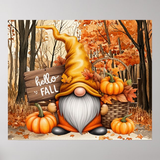 Autumn Gnome Poster (Front)