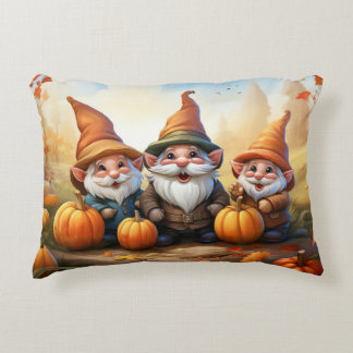 Autumn Gnome Throw Decorative Cushion