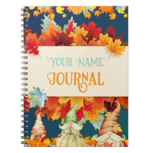 Autumn Gnomes Notebook