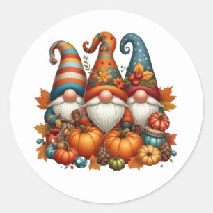 Autumn Gnomes Stickers