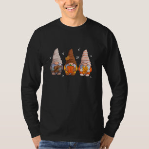Autumn Gnomes Thanksgiving Gnomes With Pumpkin Lea T-Shirt