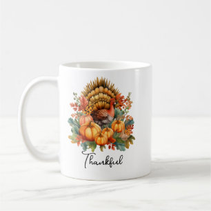 Autumn Gnomes with Pumpkins Cute Fall Thanksgiving Coffee Mug
