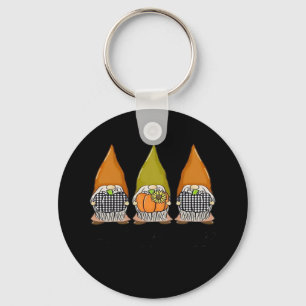 Autumn Gnomes With Pumpkins It’s Fall Y’all Hallow Key Ring