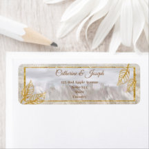 Autumn Gold Chestnut Leaves Wedding