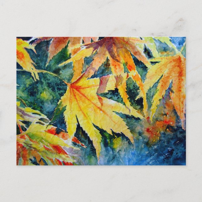Autumn Gold Postcard (Front)
