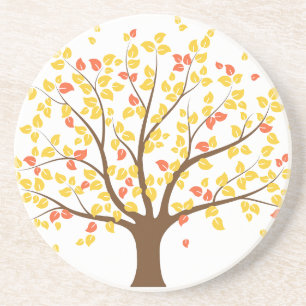 Autumn Gold Tree Coaster