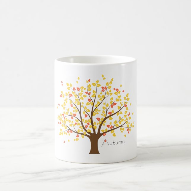 Autumn Gold Tree Coffee Mug (Center)