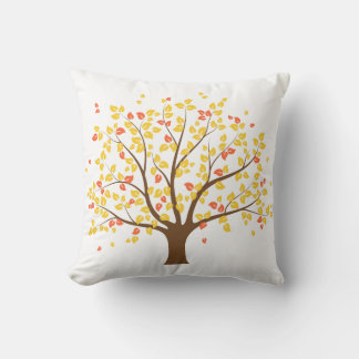 Autumn Gold Tree Pillow