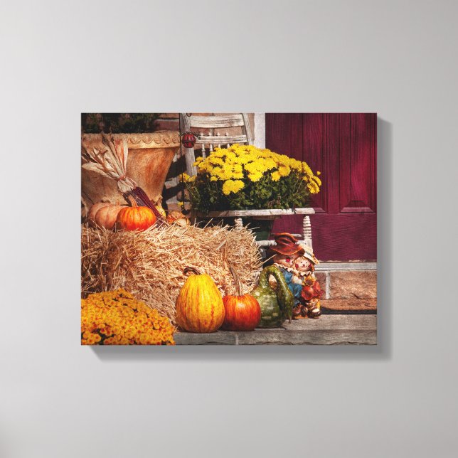 Autumn - Gourd - Autumn Preparations Canvas Print (Front)