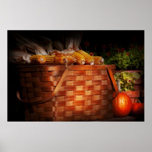 Autumn - Gourd - Fresh corn Poster