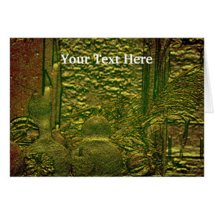 Autumn Gourds Nature Art Card