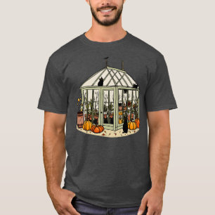 Autumn Greenhouse Cats T-Shirt