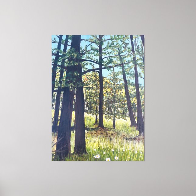 Autumn Greer Forest Canvas Print (Front)