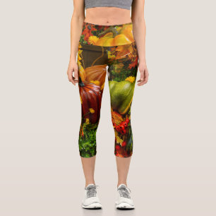 Autumn Grouping Capris Leggings