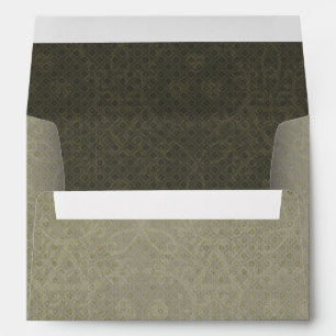 Autumn Halloween Antique Sage Envelope