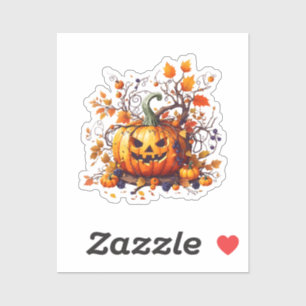 autumn Halloween funny pumpkin