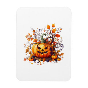 autumn Halloween funny pumpkin Magnet