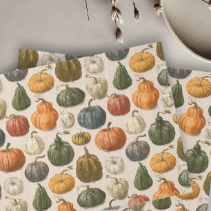 Autumn Halloween Pumpkin Vintage Tissue Paper