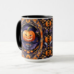 Autumn Halloween Trendy Pumpkin Collection Mug