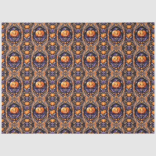Autumn Halloween Trendy Pumpkin Collection Tissue Paper