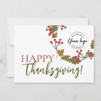 Autumn Happy Thanksgiving Custom logo Fall small