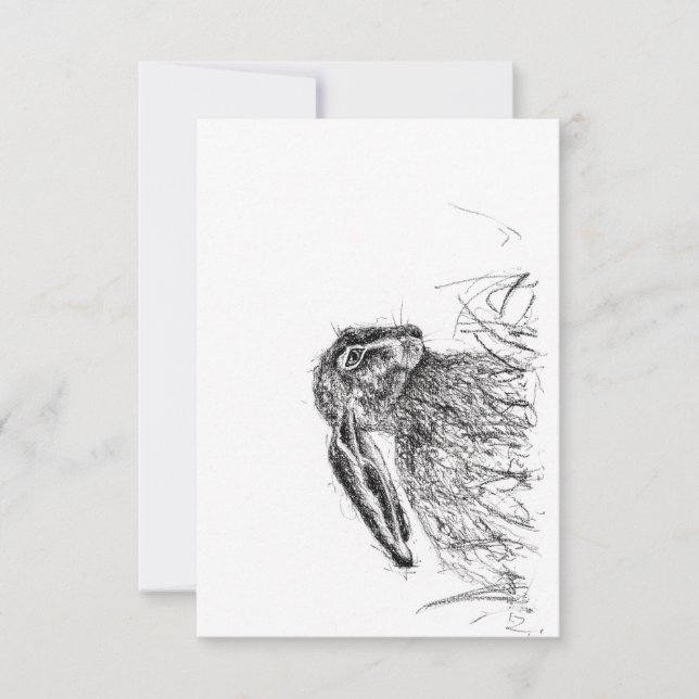 Autumn Hare Invitation (Front)