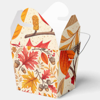 Autumn Harmony: A Colourful Fall Pattern Favour Box