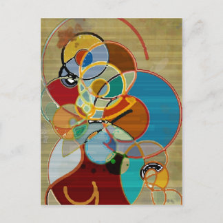 Autumn Harvest - Abstract Postcard