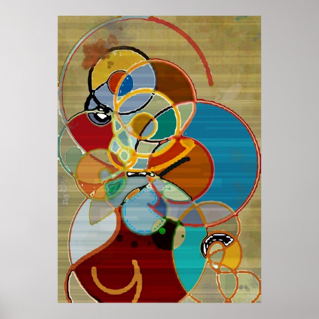 Autumn Harvest - Abstract Poster (Front)