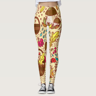 Autumn Harvest: Basket of Nature's Best Leggings